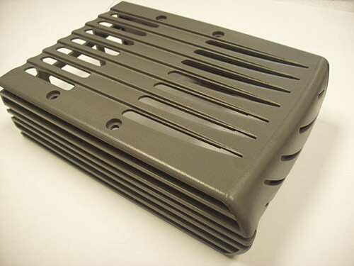 Plastic injection molding server housing